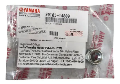 Porca Autotravante do Eixo da Roda Dianteira Yamaha Fazer Fz15 150 Fz25 250 M14