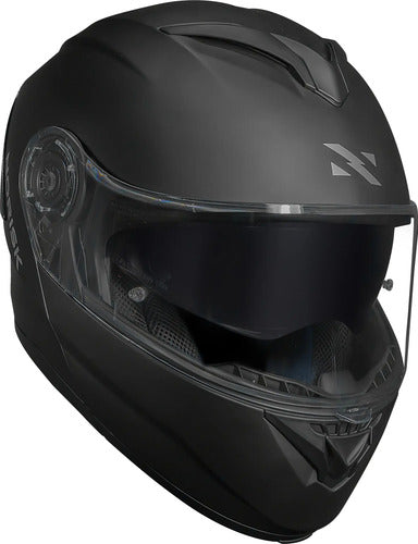 Capacete Escamoteável Norisk Force II Solid com Óculos Solar Interno Preto Fosco