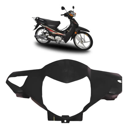 Carenagem Frontal do Farol Iron Shineray Phoenix Wuyang 50 Xy 50q 2011 a 2019 Preto