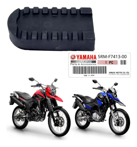 Borracha da Pedaleira Dianteira Yamaha Xtz 125 Crosser 150 Lander Ténéré 250
