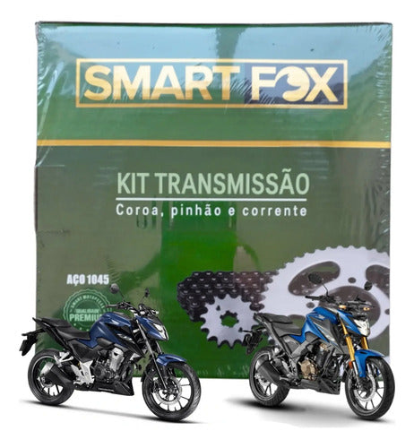 Kit Relação Smartfox sem Retentor Honda Cb 300f Twister 2023 a 2025 520H 110L 38/14T