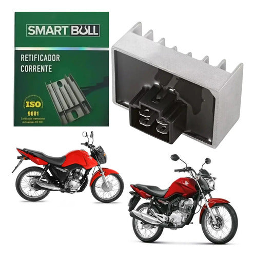 Regulador Retificador Smartfox Honda Cg 125 Fan 2014 a 2015 12V