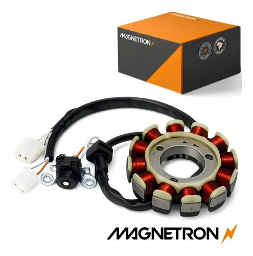Magneto Estator com Bobina de Pulso Magnetron Yamaha Neo 125 2017 a 2025