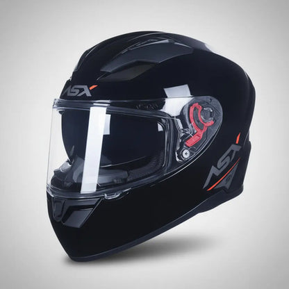 Capacete ASX City SV Solid com Óculos Solar Interno Preto Grafite Brilhante Tamanho 54/XS