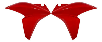Par de Aletas Abas do Tanque Paramotos Honda Xre 300 2013 a 2015 Vermelho Maceió