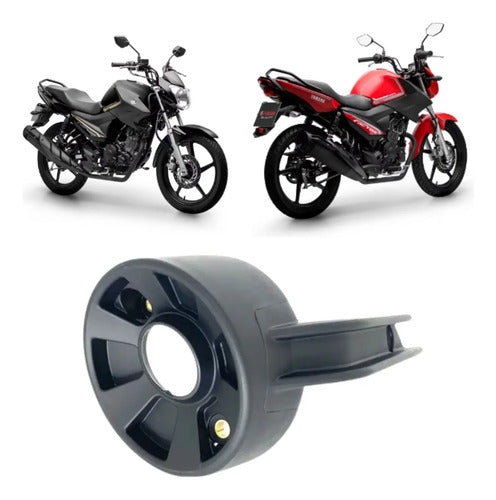 Ponteira do Protetor do Escapamento Yamaha Fazer 150 2014 a 2025 Factor 150 2016 a 2025 Preto