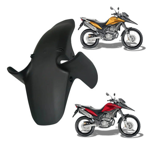 Paralama Dianteiro Inferior Paramotos Honda Xre 300 2010 a 2012 Preto Fosco