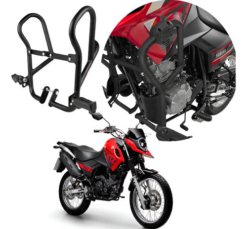 Protetor de Motor com Pedaleira Scam Yamaha Crosser 150 2014 a 2024