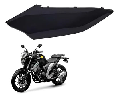 Aba do Tanque Esquerda Yamaha Fazer Fz25 250 2018 a 2021 Preto Brilhante