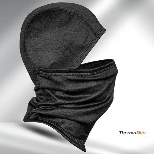 Balaclava Gola Térmica Curtlo Thermoskin Preto Tamanho G