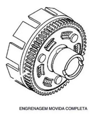 Campana da Embreagem Yamaha Fazer 250 2006 a 2022 Lander 250 2007 a 2024 Ténéré 250 2011 em diante