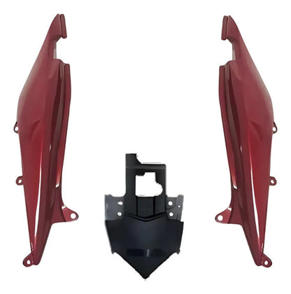Kit Rabeta Lateral Completa Paramotos Honda Cb 300r 2013 Vermelho Perolizado