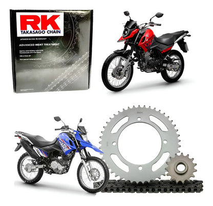 Kit Relação RK com Retentor Yamaha Crosser 150 2014 a 2024 428 122L 41/14T