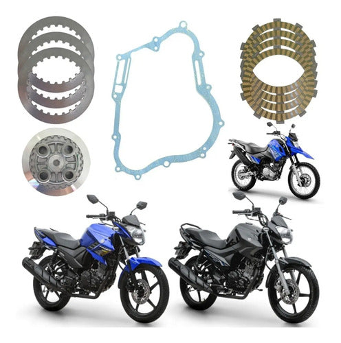 Kit Embreagem Yamaha Crosser Factor Fazer 150
