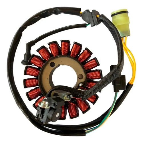 Magneto Estator com Bobina de Pulso Smartfox Honda Xre 300 2013 a 2018