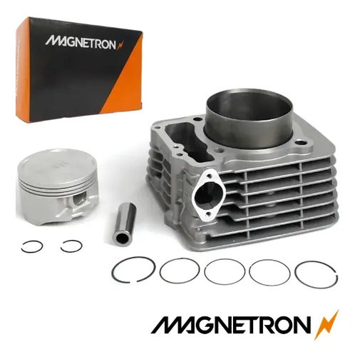 Kit Cilindro Pistão e Anéis Magnetron Honda Nx 400 Falcon 2003 a 2015