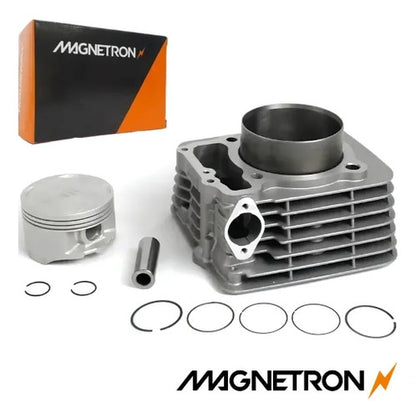 Kit Cilindro Pistão e Anéis Magnetron Honda Nx 400 Falcon 2003 a 2015