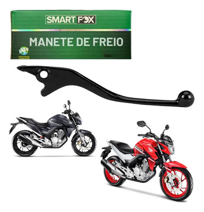 Manete de Freio Smartfox Honda Cbx 150 Aero 200 Strada 250 Twister Cb 250f Twister Cb 300r Preto