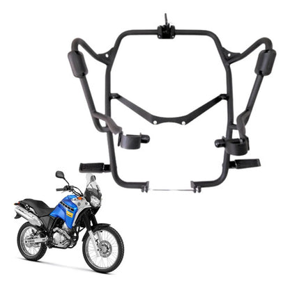 Protetor de Motor com Pedaleira Chapam Yamaha Ténéré 250 2011 a 2018 Preto Fosco