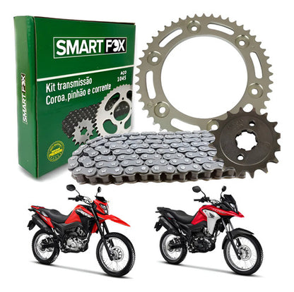 Kit Relação Smartfox sem Retentor Honda Bros 160 Xre 190 428H 128L 48/16T