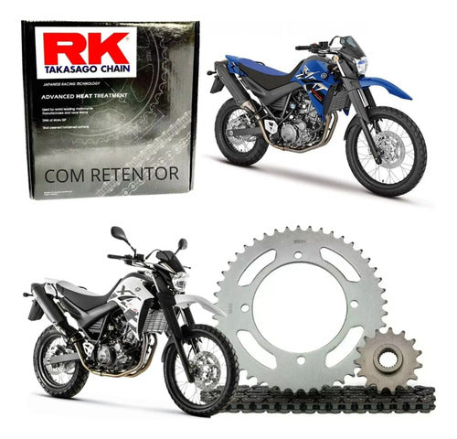 Kit Relação RK com Retentor Yamaha Xt 660r 2005 em diante 520 110L 45/15T