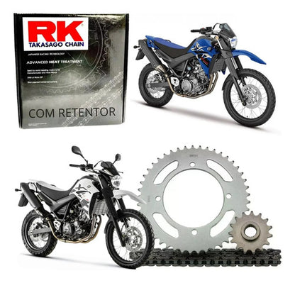Kit Relação RK com Retentor Yamaha Xt 660r 2005 em diante 520 110L 45/15T