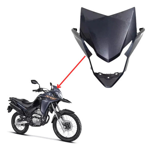 Suporte do Farol Paramotos Honda Xre 300 2022 em diante Cinza