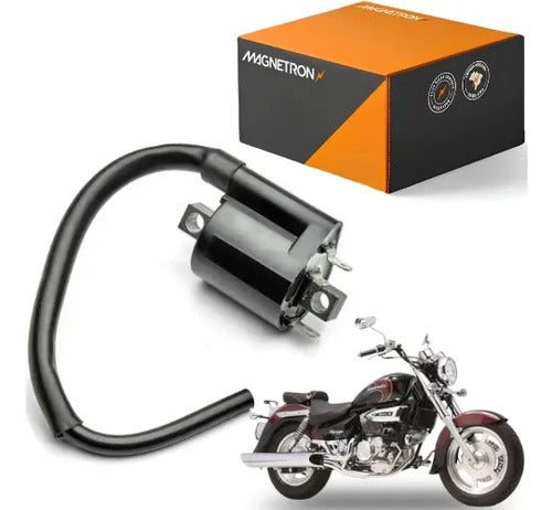 Bobina de Ignição Longa Magnetron Kasinski Mirage Comet 250 Mirage 650 2009 a 2011