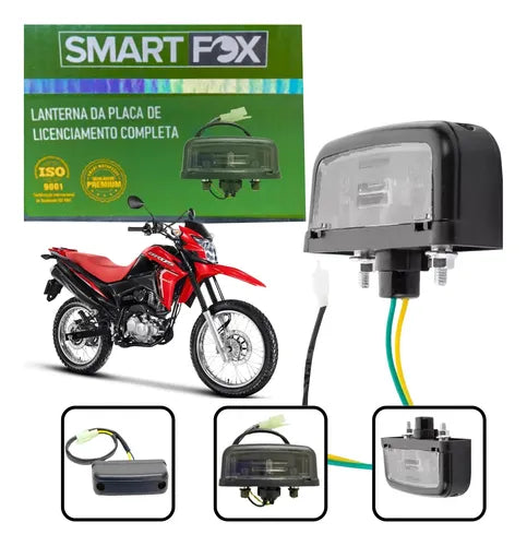 Luz de Placa Smartfox Honda Bros 150 160 Xre 190 300