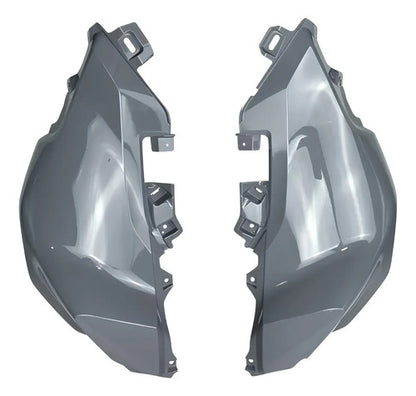 Par de Capas do Tanque Paramotos Honda Cg 160 Titan 2025 em diante Cinza Perolizado