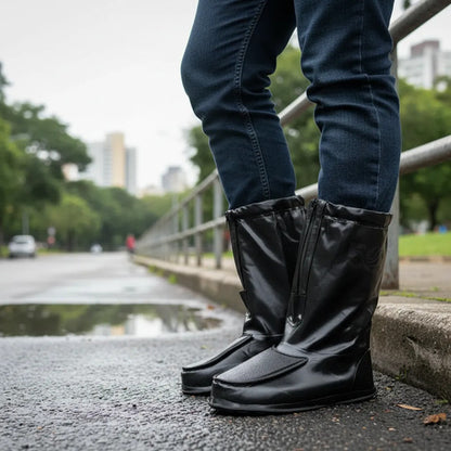 Polaina de Chuva Solada Alba Preto