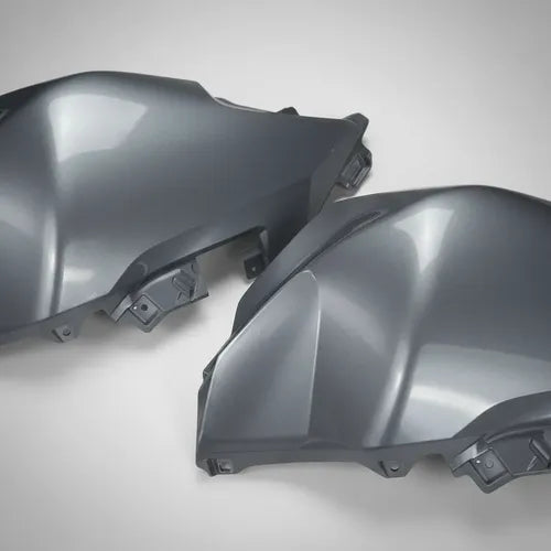 Par de Capas do Tanque Paramotos Honda Cg 160 Fan 2025 em diante Prata