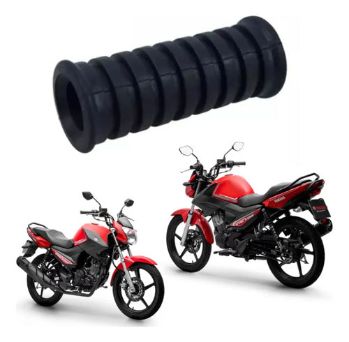 Borracha do Estribo Pedaleira Traseira Yamaha Factor 125 2019 em diante Factor 150 2019 a 2025