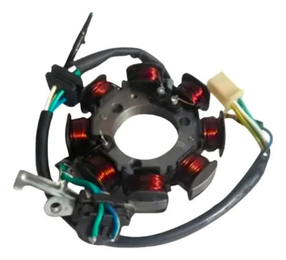 Magneto Estator com Bobina de Pulso Magnetron Honda Cg 125 Titan Fan 2002 a 2008