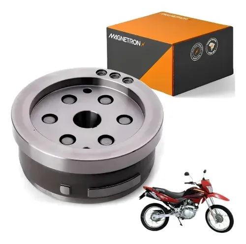 Volante do Magneto Partida a Pedal Magnetron Honda Cg 150 Titan 2004 a 2008 Bros 150 2006 a 2008