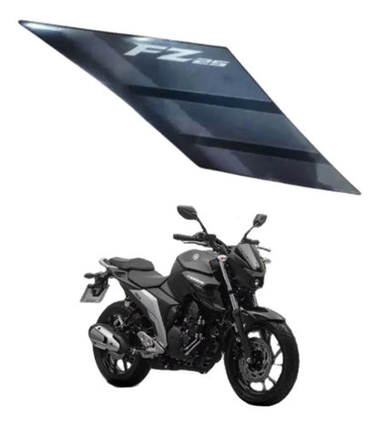 Adesivo da Aba do Tanque Direita Yamaha Fazer Fz25 250 2022 a 2023 Preto Fosco