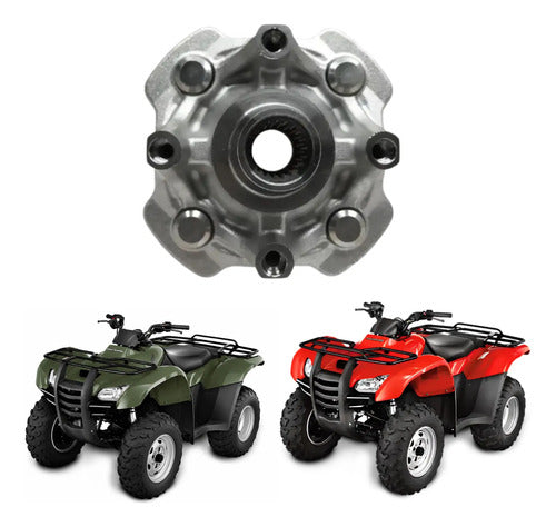 Cubo da Roda Dianteira Iron Honda Trx 420 Fourtrax 2007 a 2013