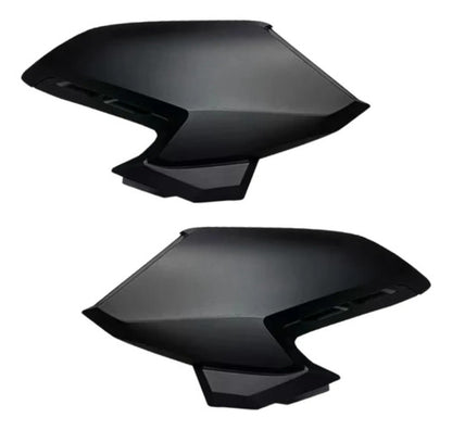 Par de Aletas Abas do Tanque Paramotos Honda Cg 160 Fan 2022 a 2024 Preto Fosco