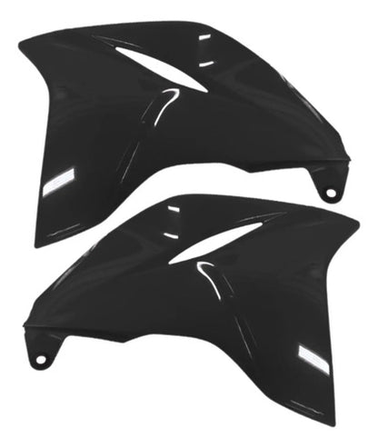 Par de Guias de Ar Abas do Tanque Paramotos Yamaha Lander 250 2020 a 2024 Preto