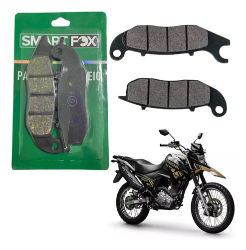 Pastilha de Freio Dianteira Smartfox Yamaha Crosser 150 Lander Ténéré 250 Honda Pcx 150 Xre 190 300