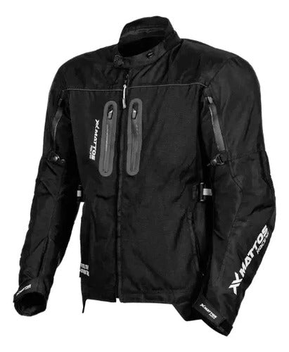 Jaqueta Mattos Racing Optimus Impermeável com Forro de Inverno Preto