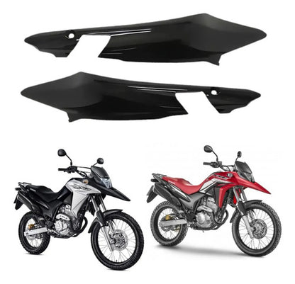 Par de Rabetas Laterais Paramotos Honda Xre 300 2010 a 2018 Preto Brilhante 1356/221/02