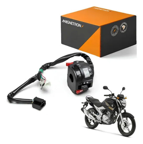 Interruptor do Farol com Seta Magnetron Yamaha Fazer 250 2011 a 2015