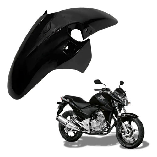 Paralama Dianteiro Paramotos Honda Cb 300r 2009 em diante Preto Fosco