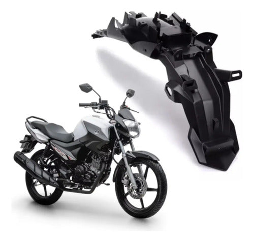 Paralama Traseiro Yamaha Factor 125 Fazer Factor 150 Preto