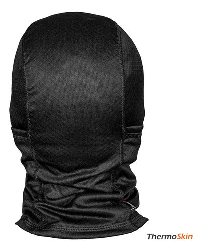 Balaclava Gola Térmica Curtlo Thermoskin Articulada Preto Tamanho G