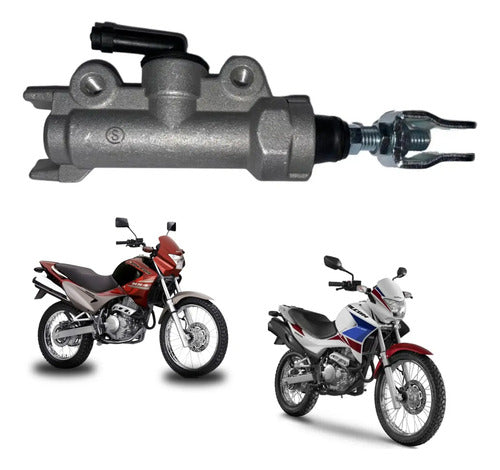 Burrinho Cilindro Mestre de Freio Traseiro Smartfox Honda Nx 400 Falcon 1999 a 2015