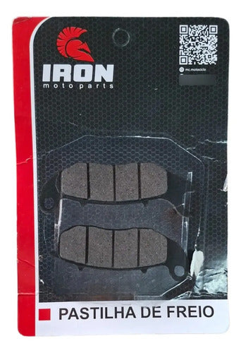 Pastilha de Freio Dianteira Iron Yamaha Crosser 150 Lander 250 2016 a 2020