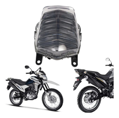 Lanterna Traseira Paramotos Honda Bros 160 2015 a 2024 Cristal Fumê