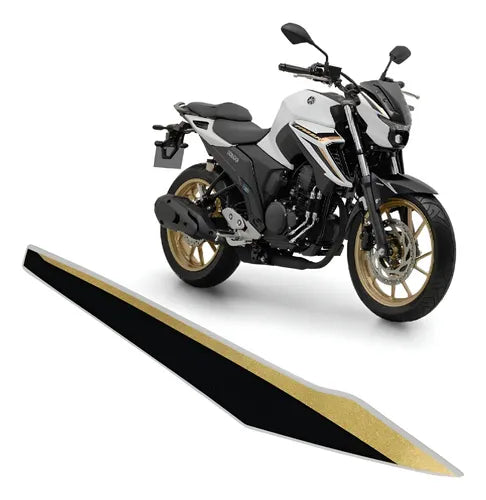 Adesivo da Carenagem Lateral do Farol Direita Yamaha Fazer Fz25 250 2025 Branco